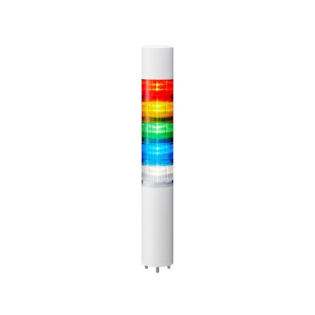 Patlite U.S.A. LR6-5M2WJBW-RYGBC electronic component product image