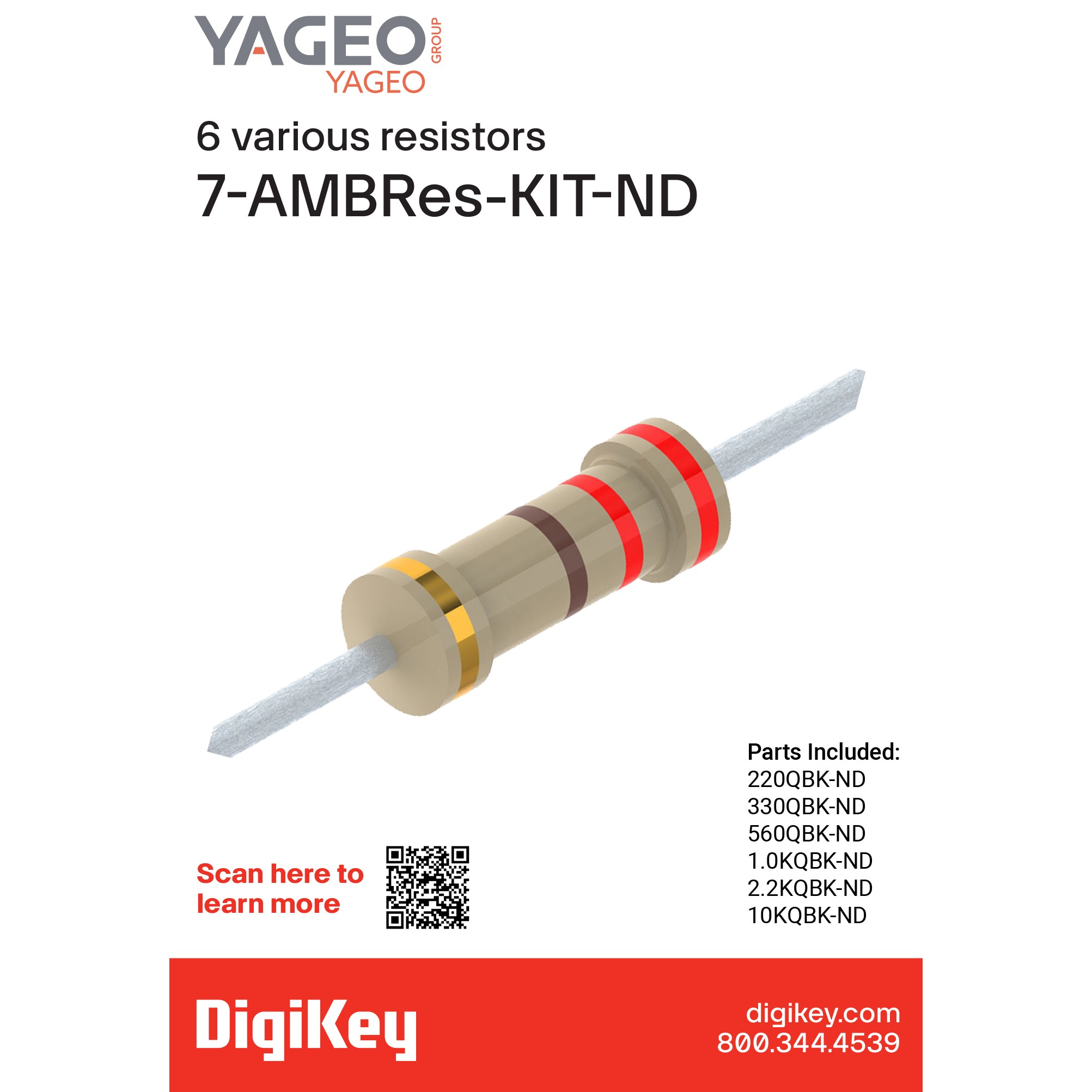 YAGEO AMBRES electronic component product image