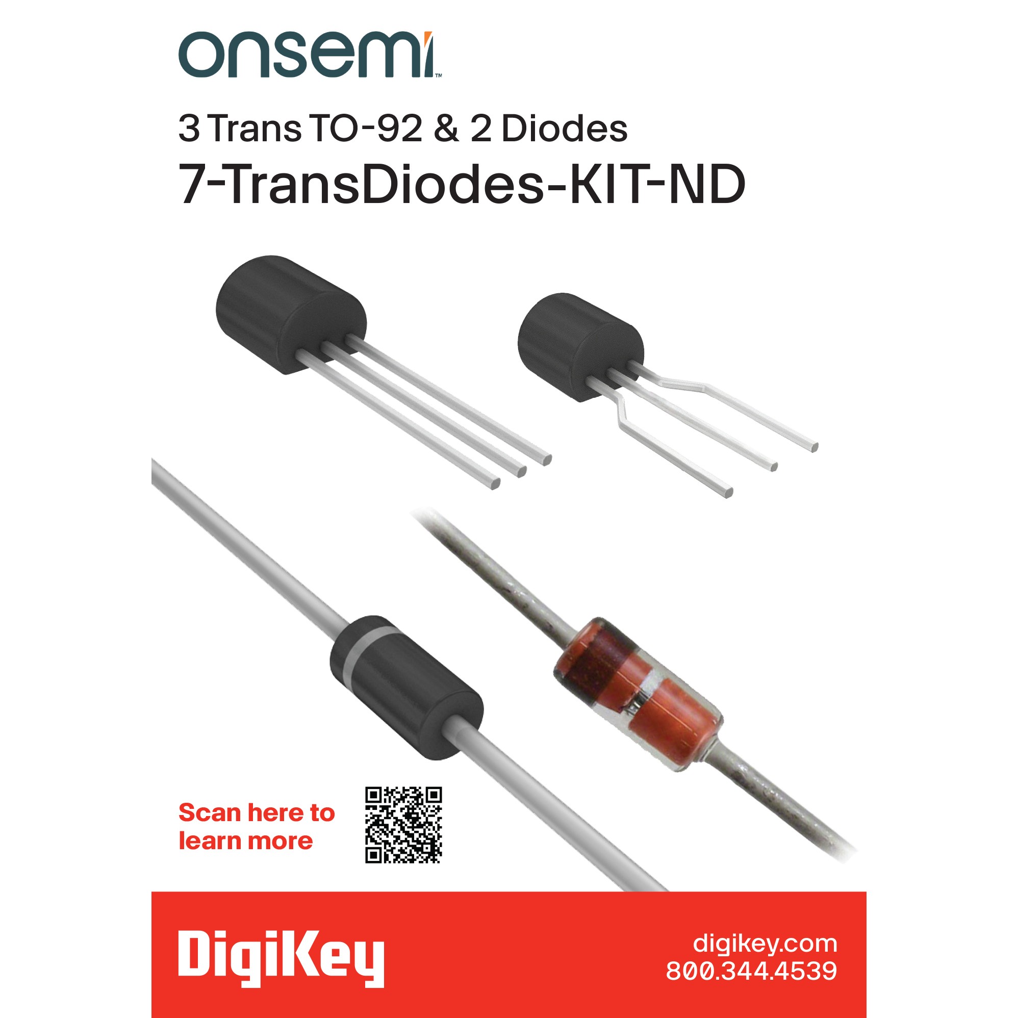 onsemi TRANSDIODES electronic component product image