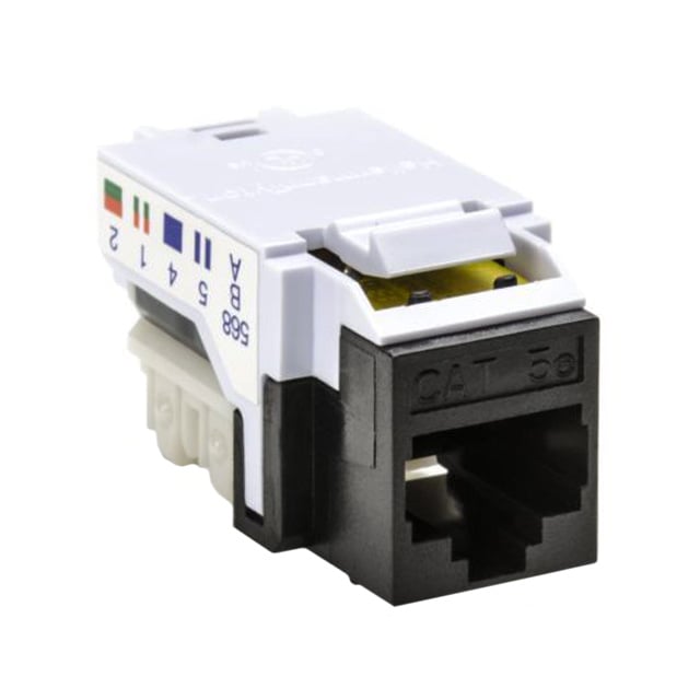 HellermannTyton RJ45FC5E-BLK electronic component product image