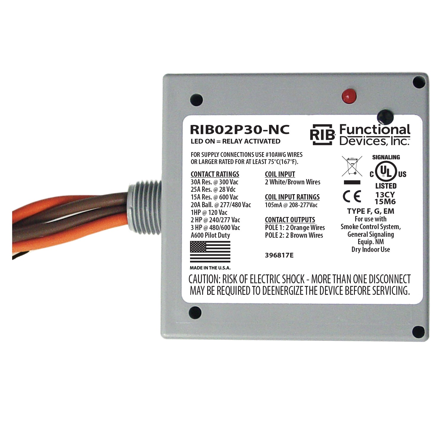 Functional Devices RIB02P30-NC electronic component product image