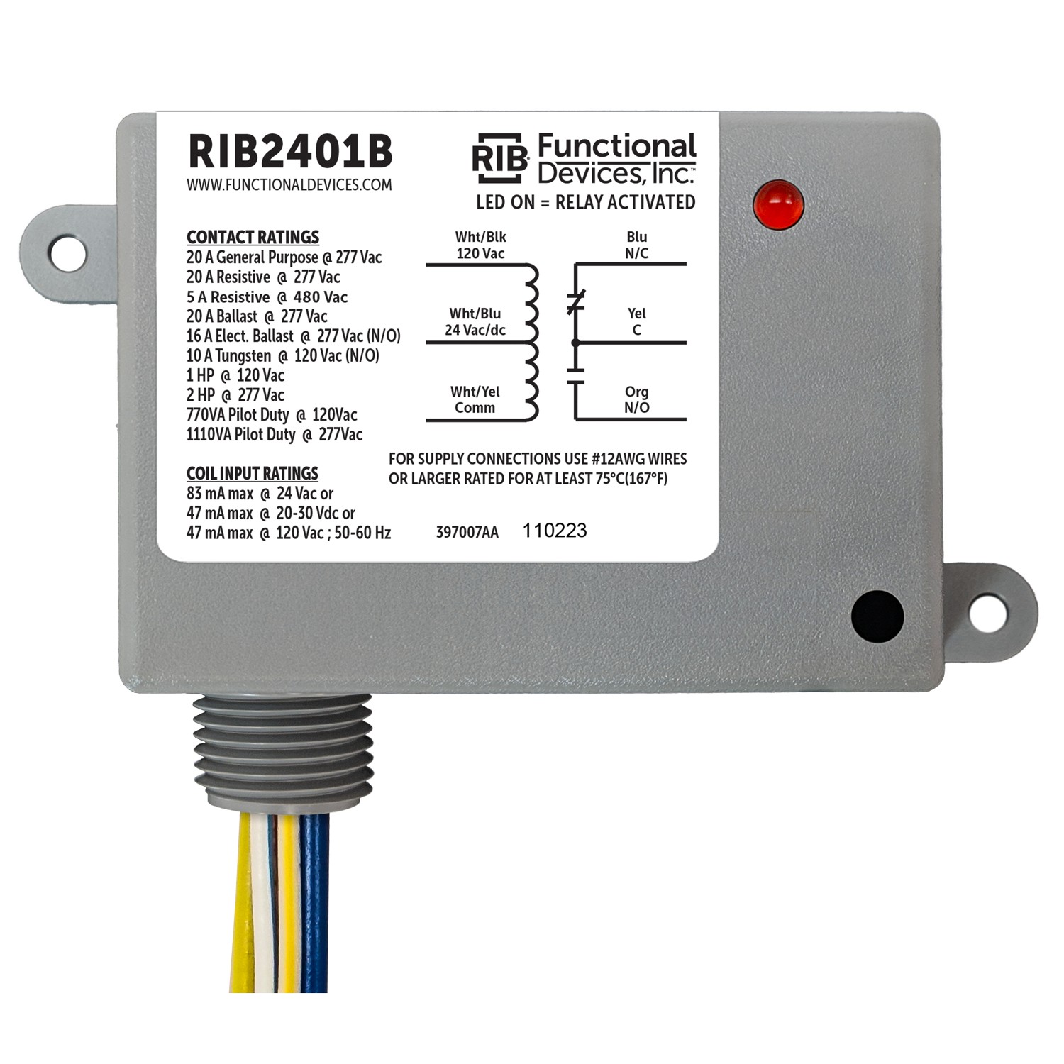Functional Devices RIB2401B electronic component product image