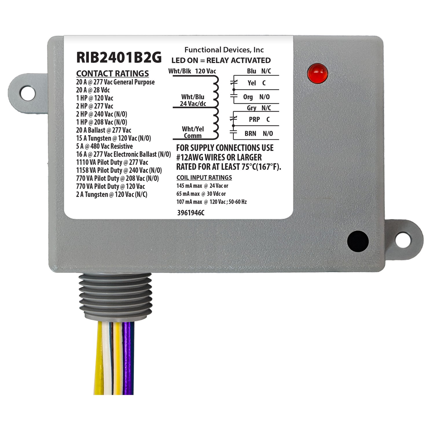 Functional Devices RIB2401B2G electronic component product image