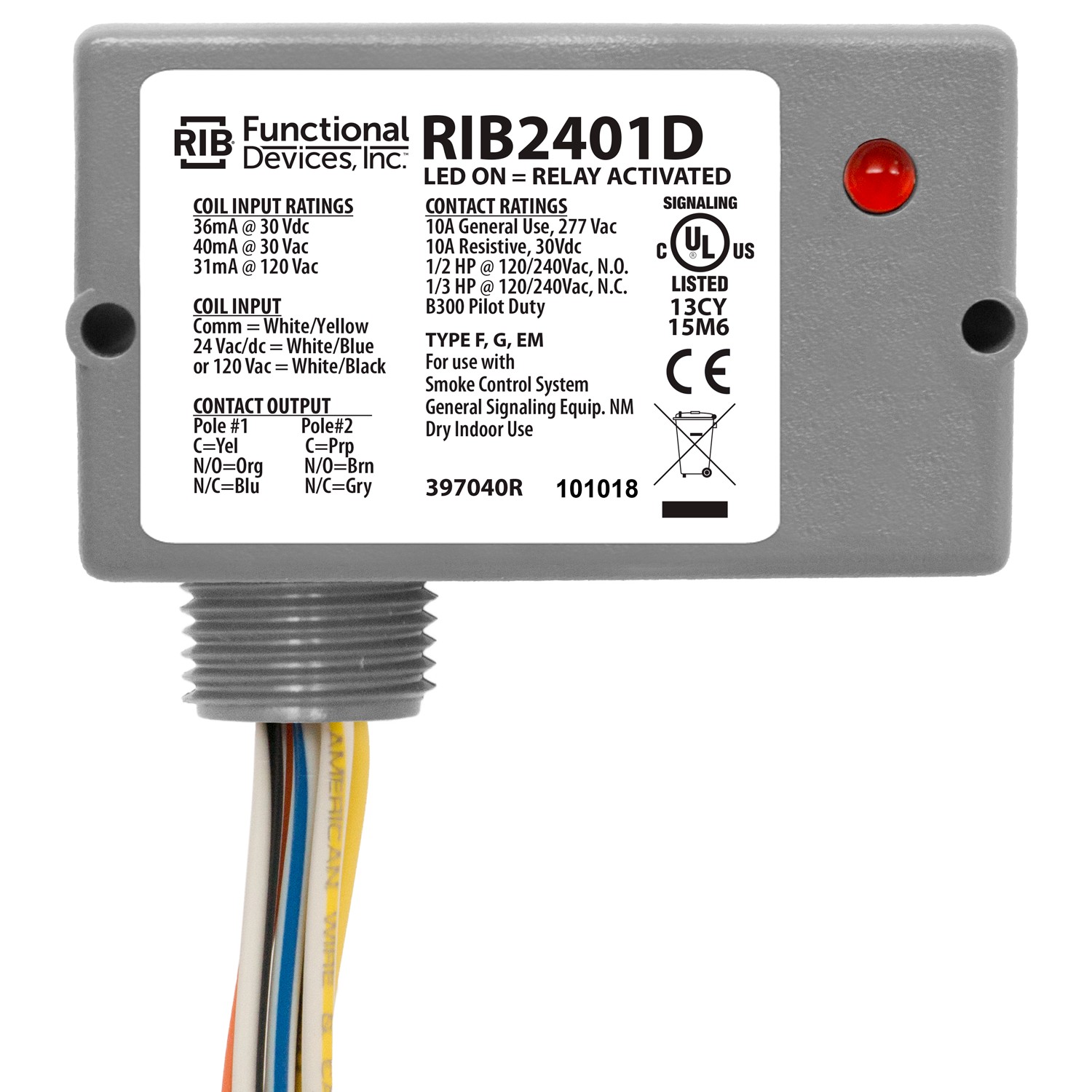Functional Devices RIB2401D electronic component product image