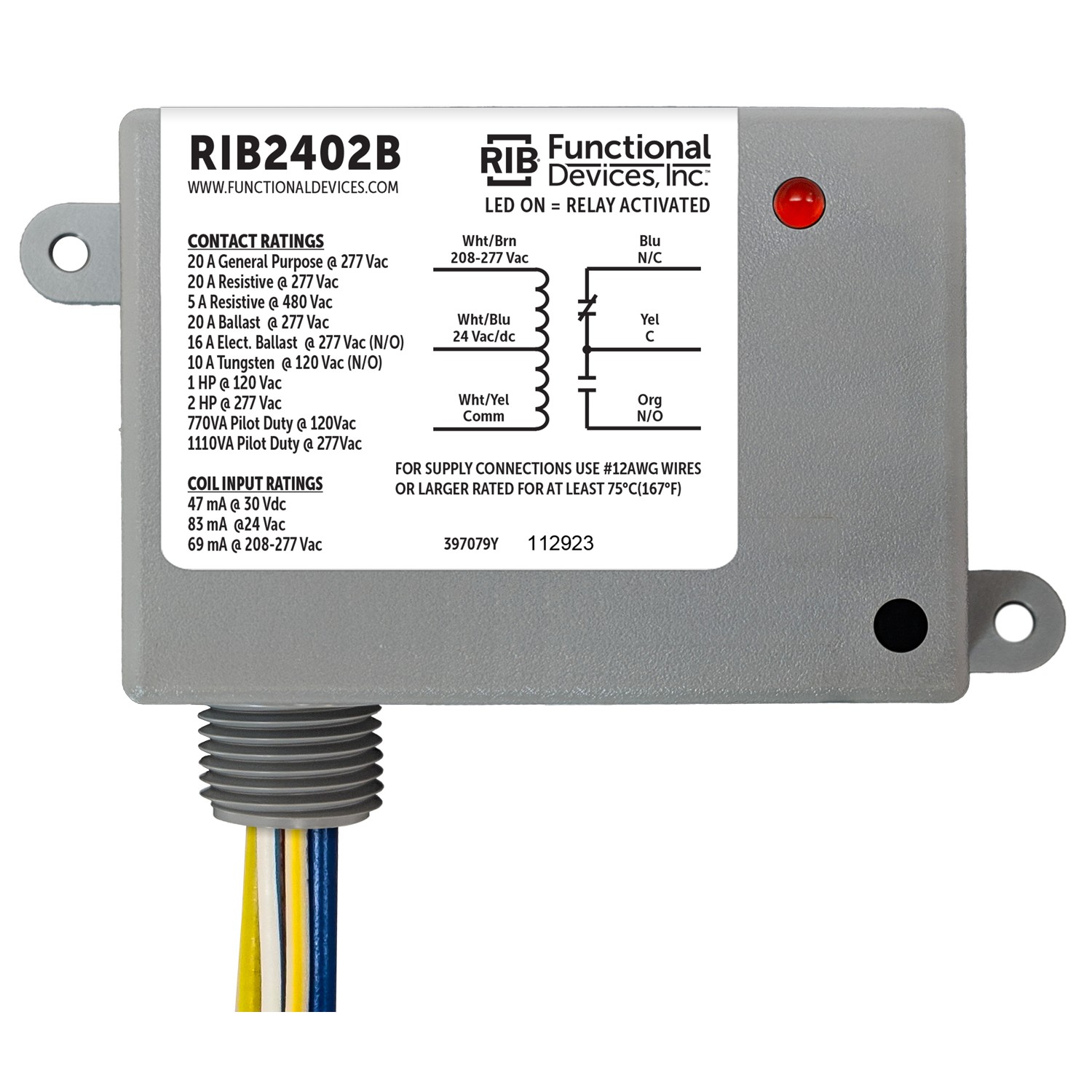 Functional Devices RIB2402B electronic component product image