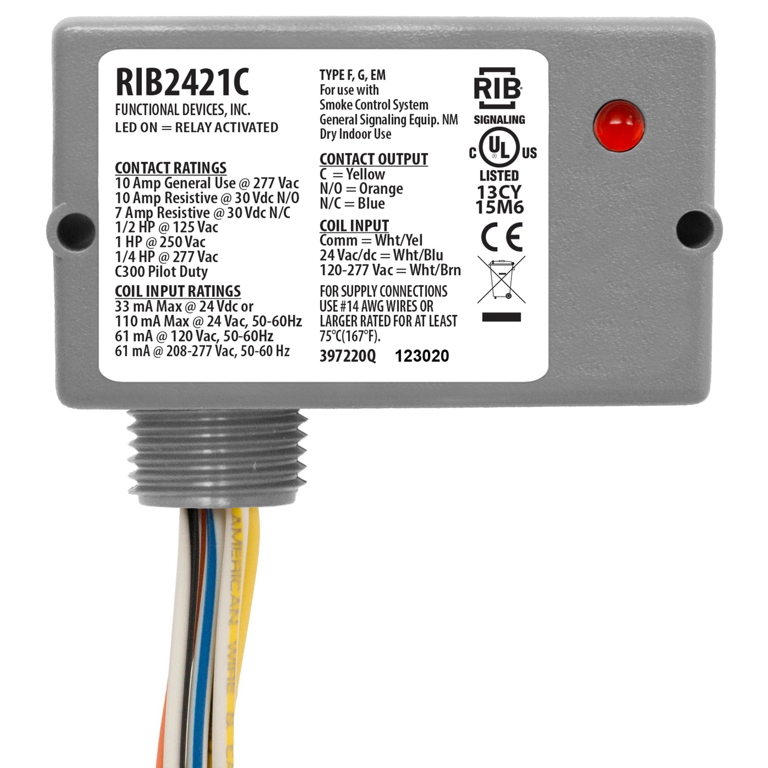 Functional Devices RIB2421C electronic component product image