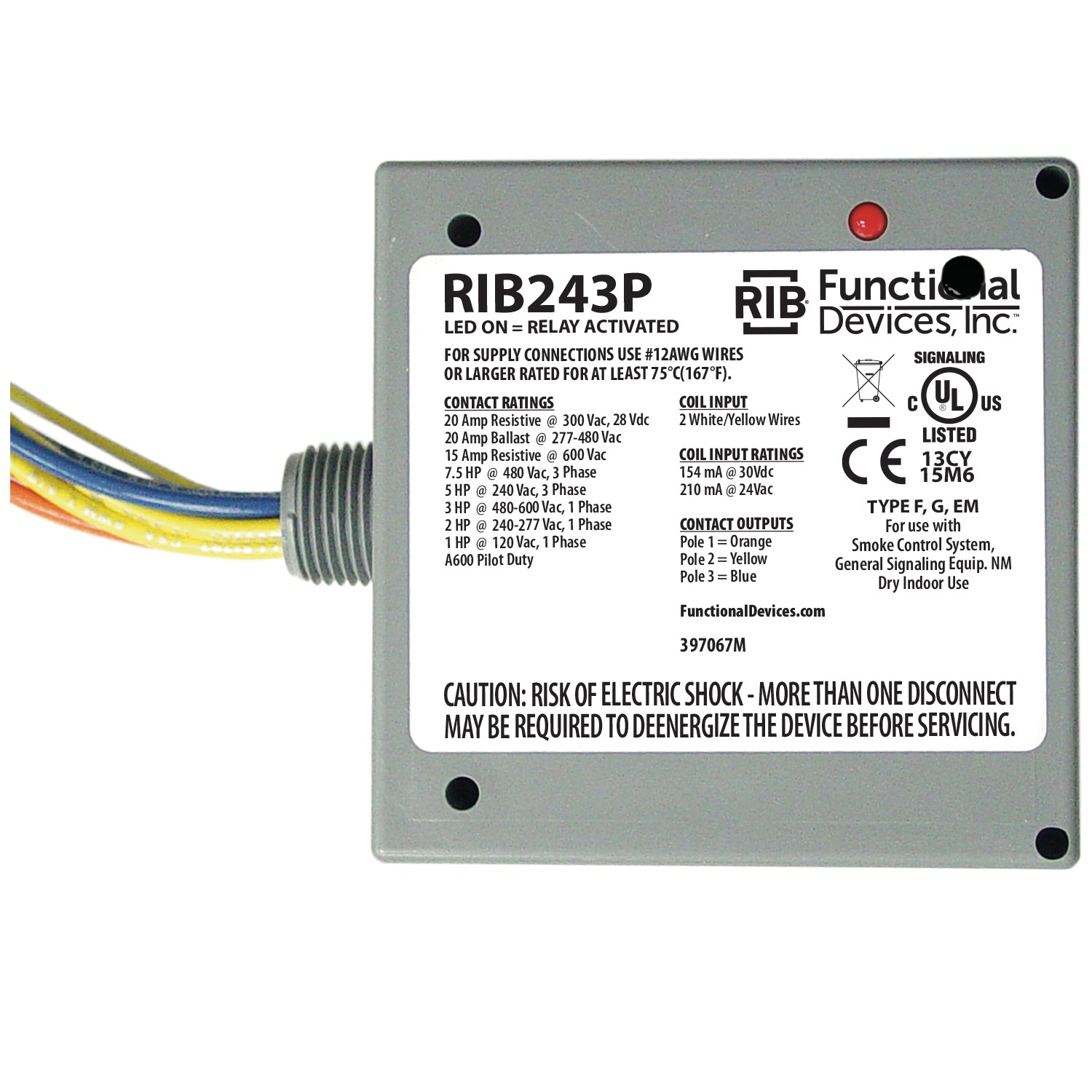 Functional Devices RIB243P electronic component product image