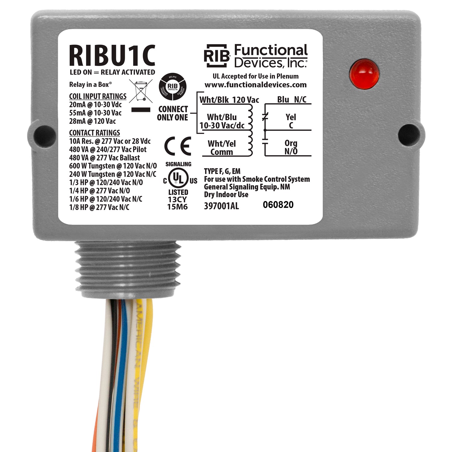 Functional Devices RIBU1C electronic component product image