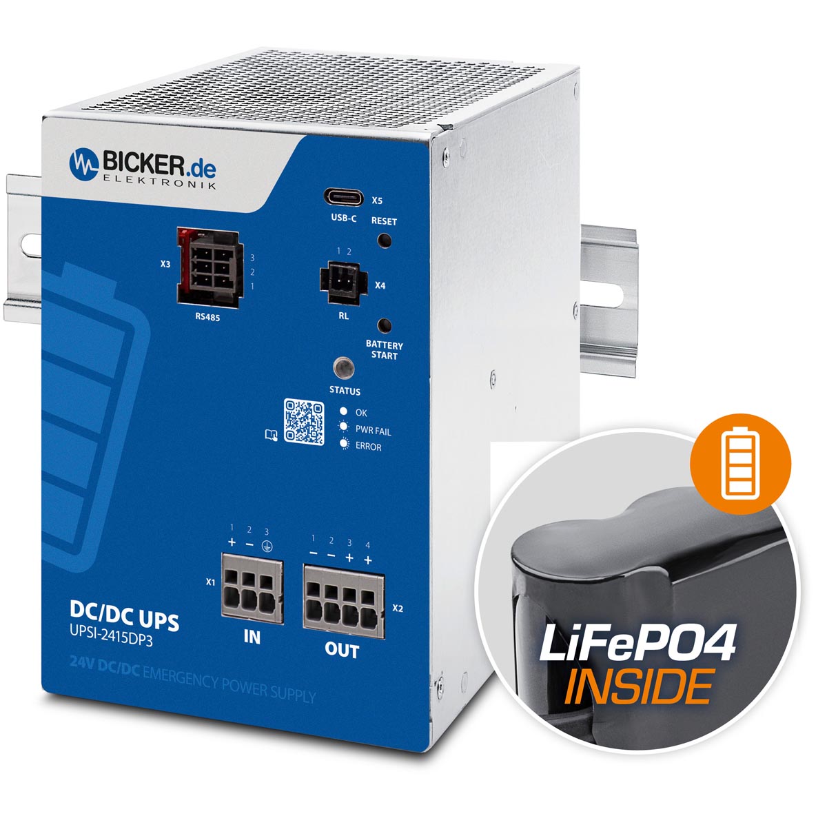 Bicker Elektronik GmbH UPSI-2415DP3 electronic component product image