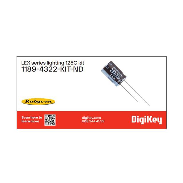 Rubycon 1189-4322-KIT electronic component product image