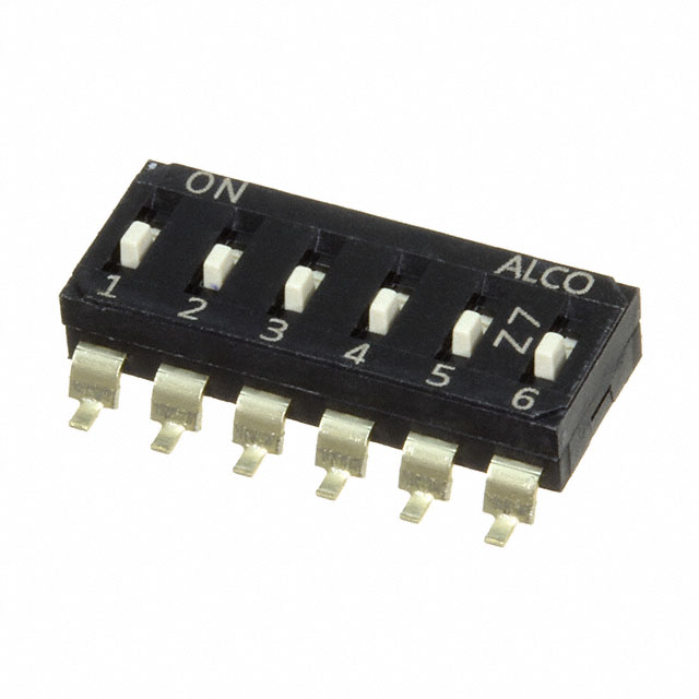 TE Connectivity ALCOSWITCH Switches EDS06SGNNTU04Q electronic component product image