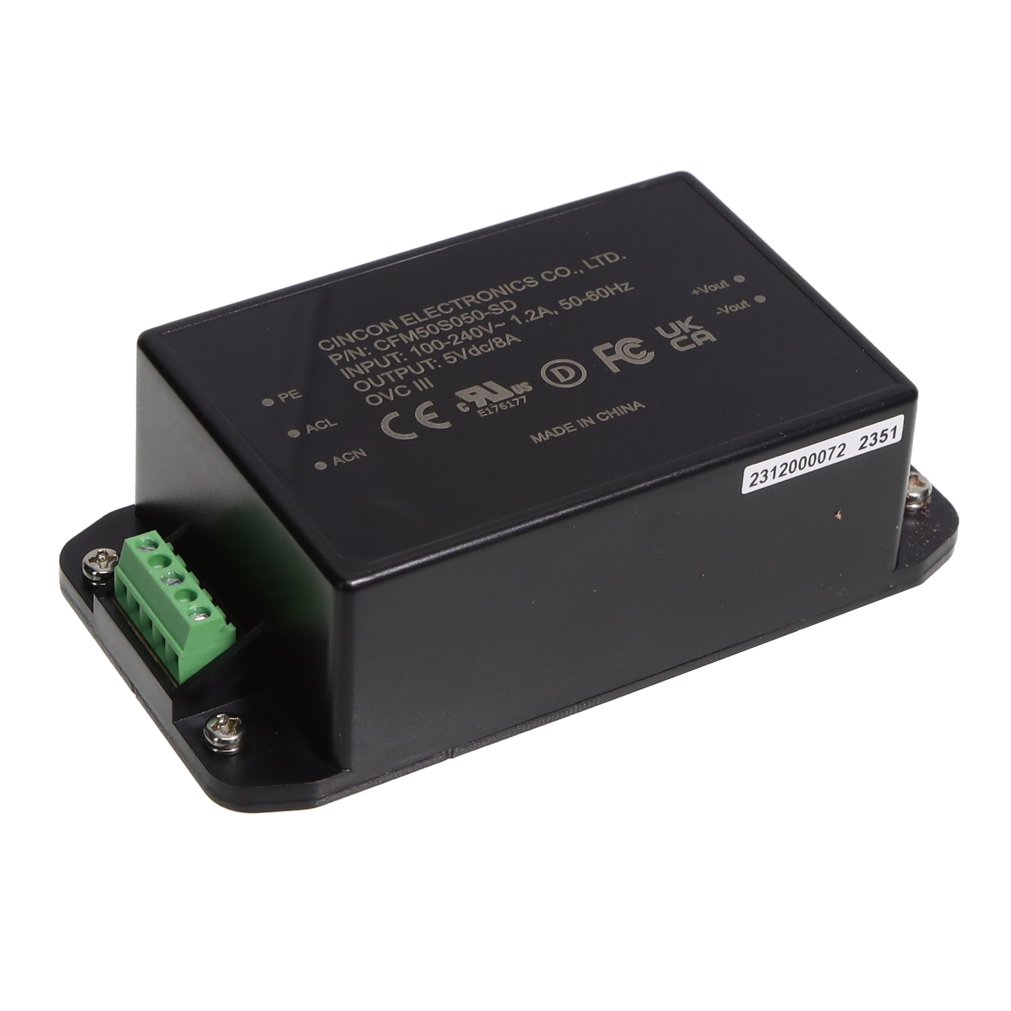 Cincon Electronics Co. LTD CFM50S050-SD electronic component product image