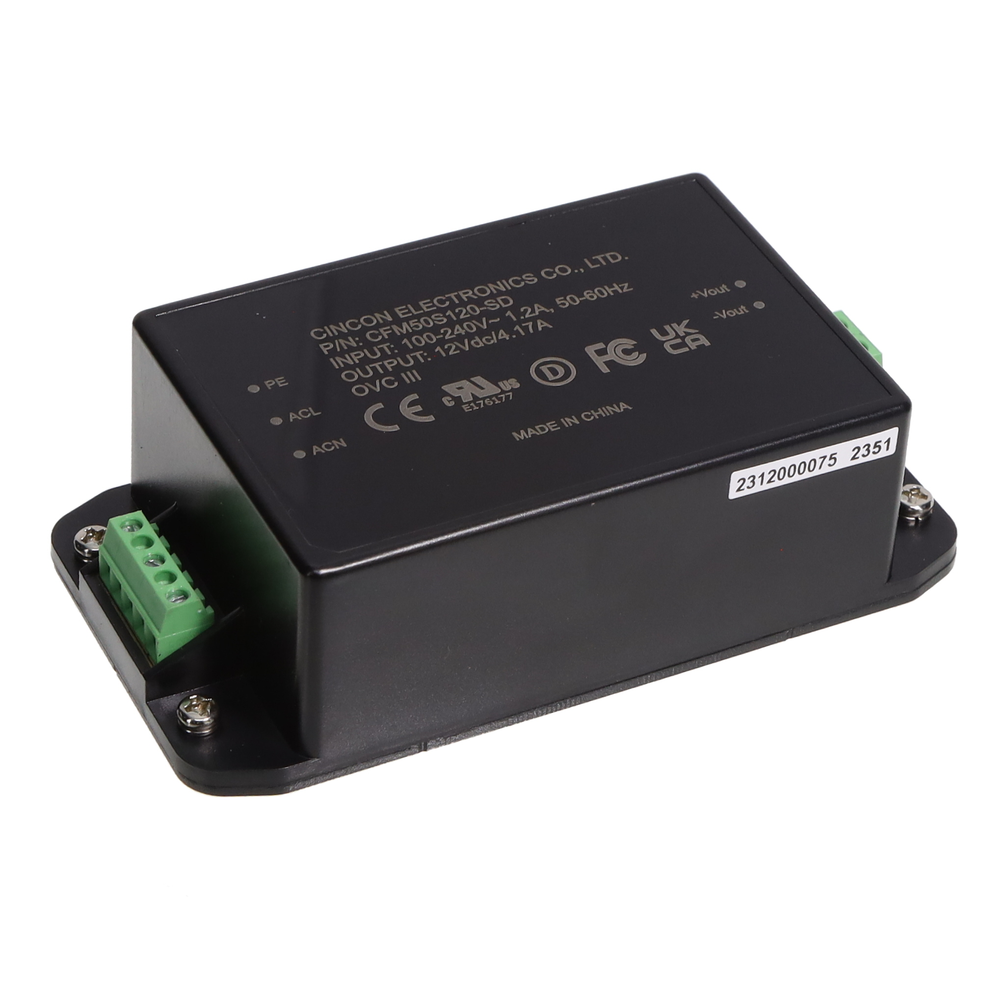 Cincon Electronics Co. LTD CFM50S120-SD electronic component product image