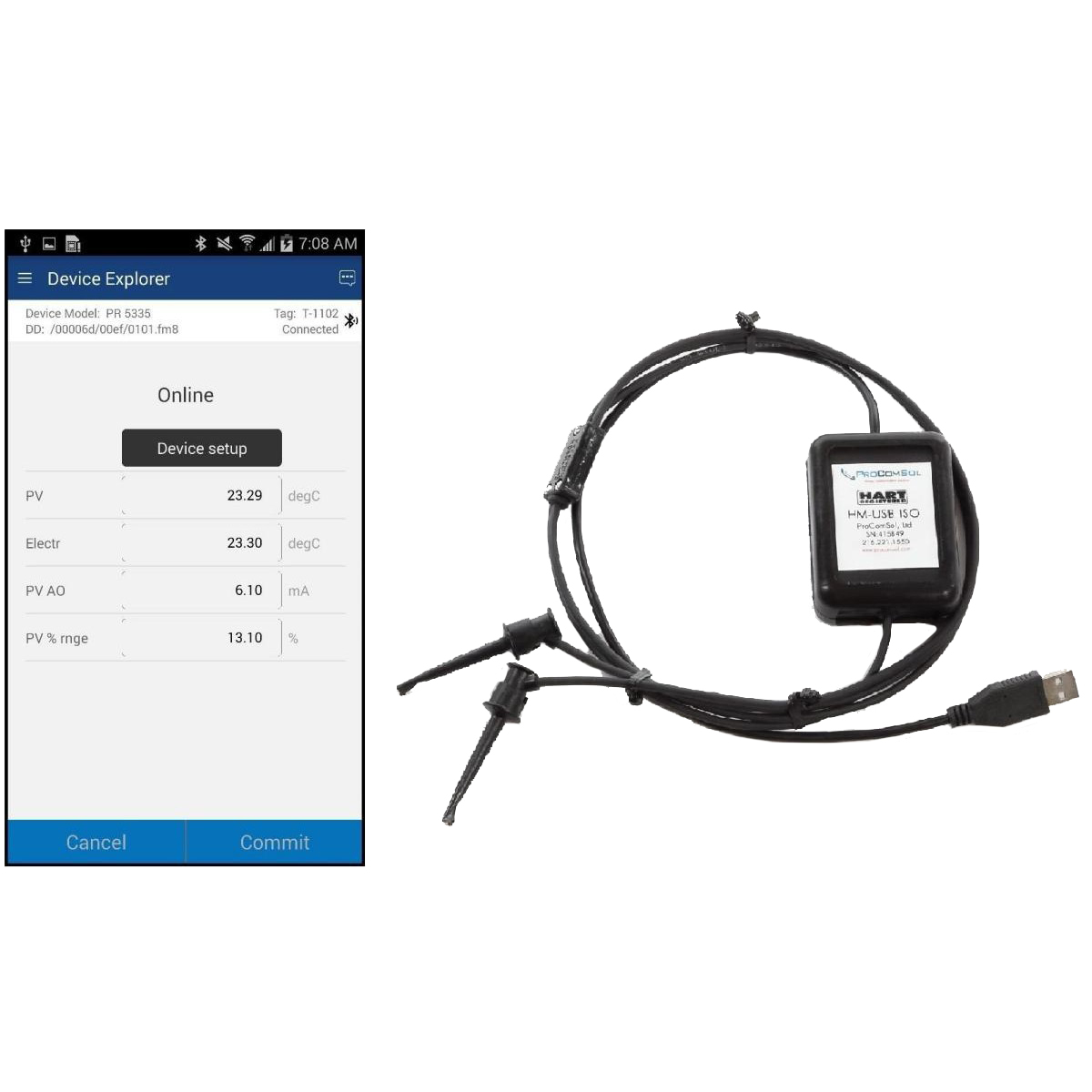 ProComSol, Ltd. COM-DROID-USB electronic component product image