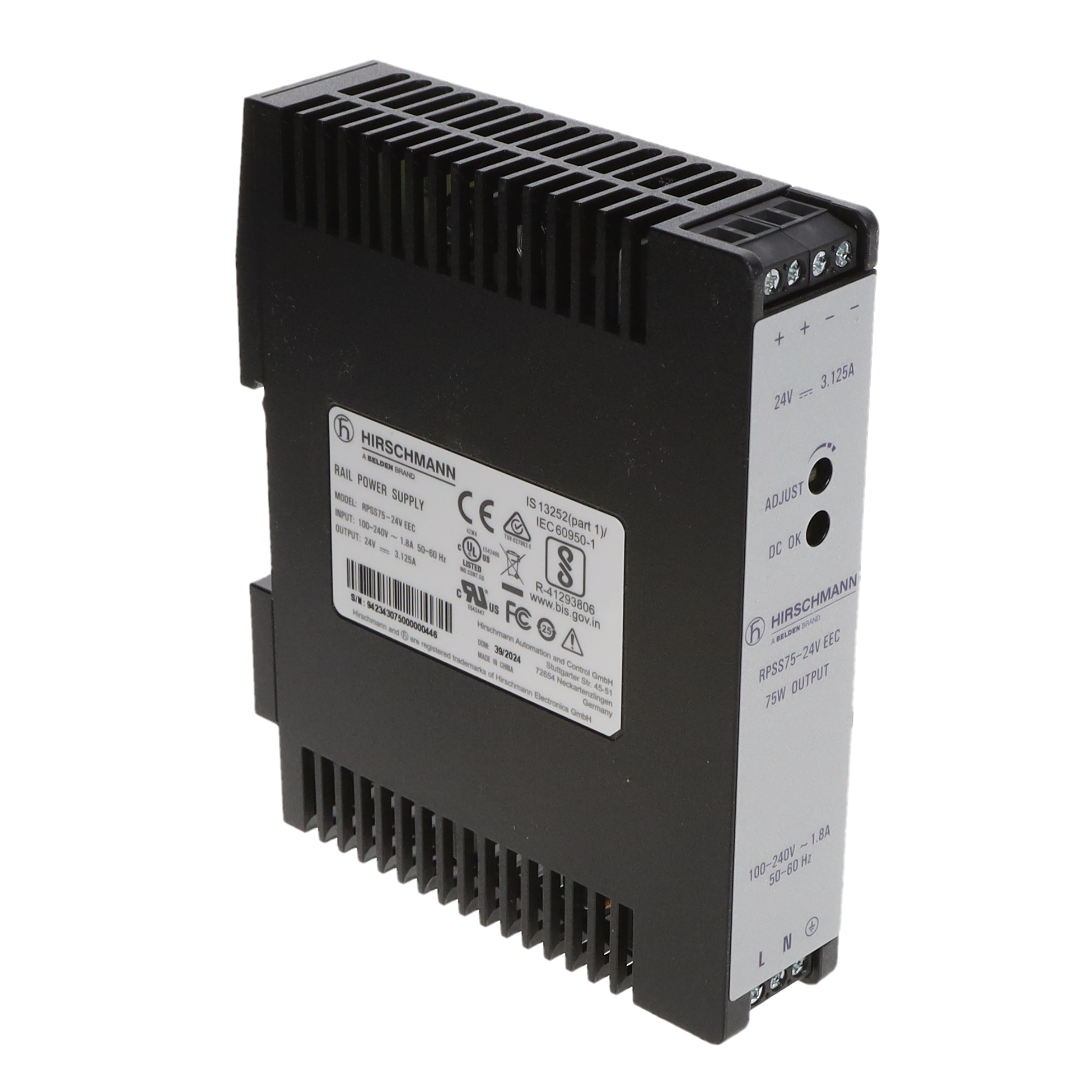 Hirschmann RPSS75-24V-EEC electronic component product image