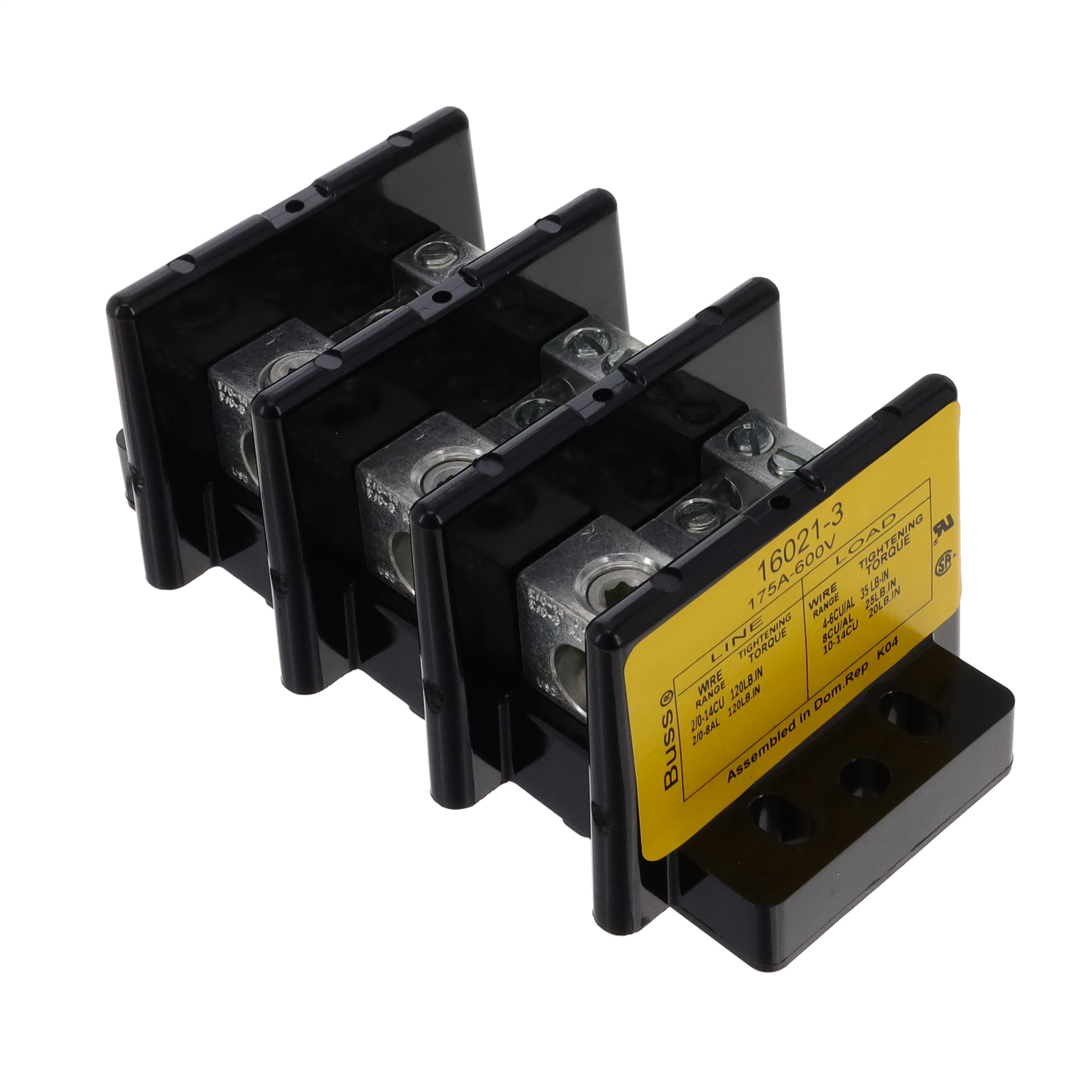 Eaton - Bussmann Electrical Division 16021-3 electronic component product image