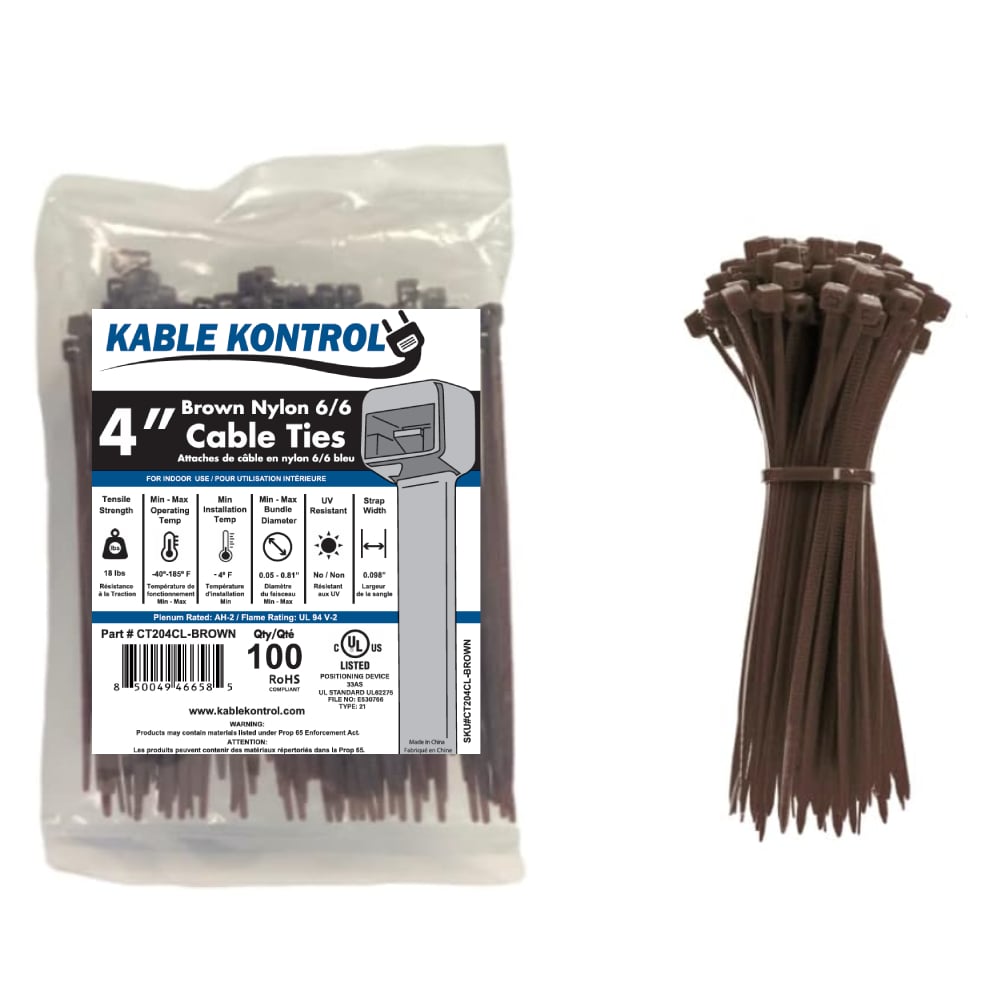 Kable Kontrol CT204CL-BROWN electronic component product image