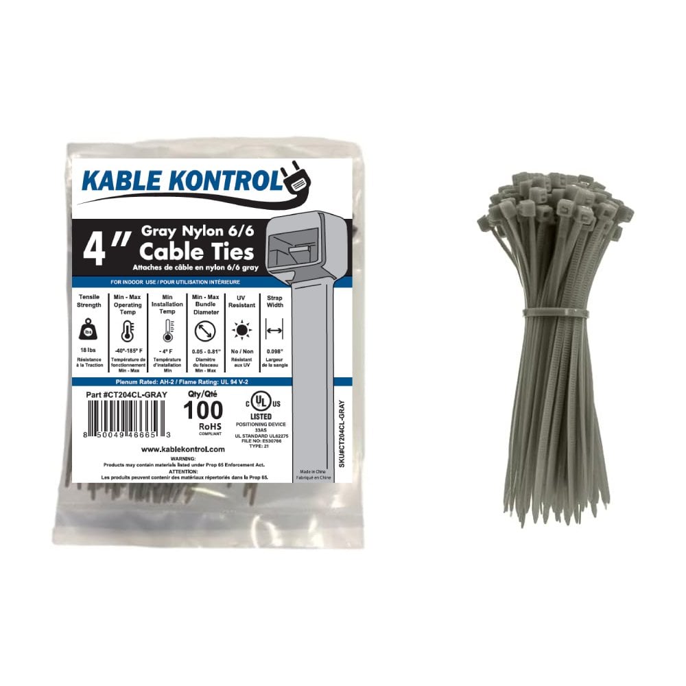 Kable Kontrol CT204CL-GRAY electronic component product image