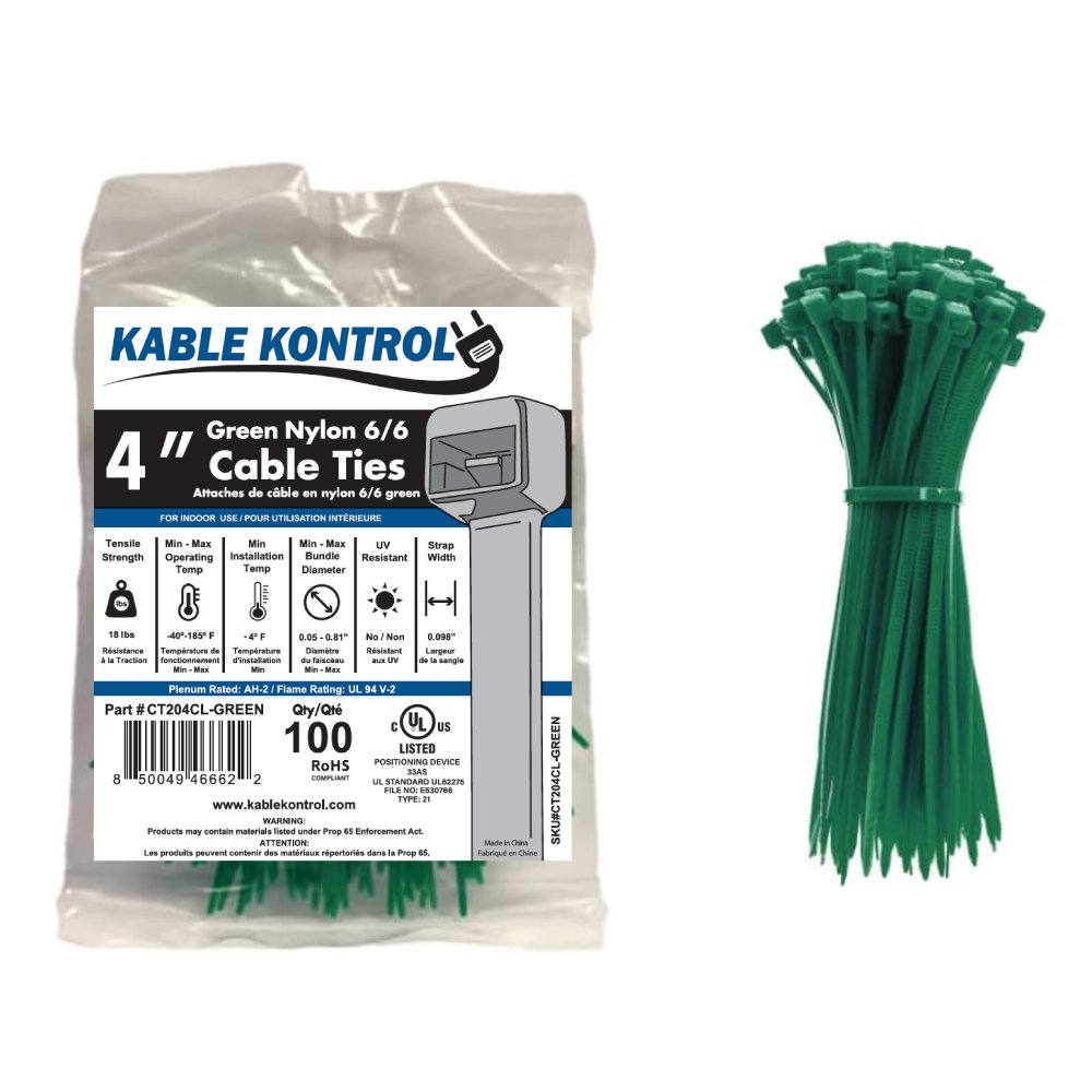 Kable Kontrol CT204CL-GREEN electronic component product image