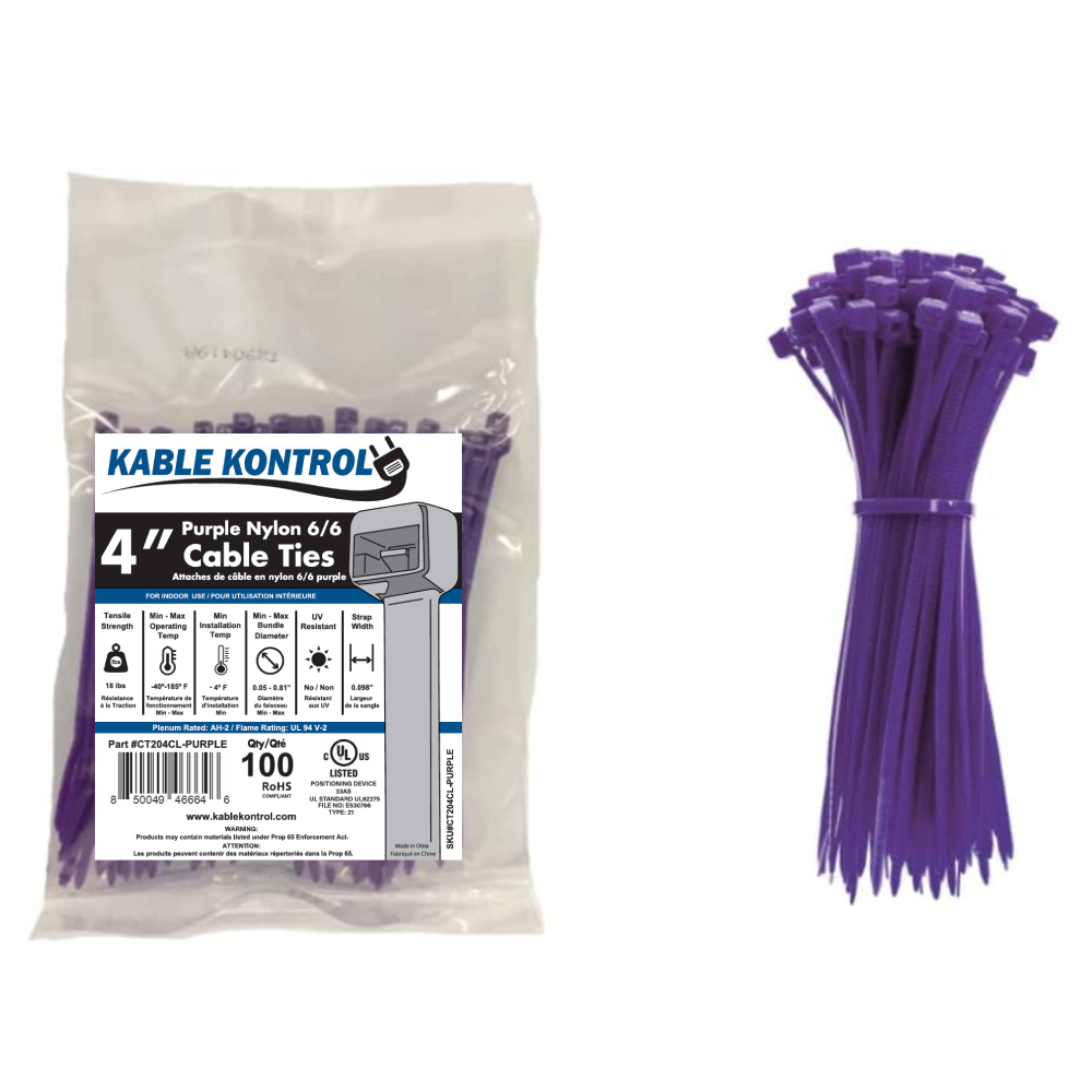 Kable Kontrol CT204CL-PURPLE electronic component product image