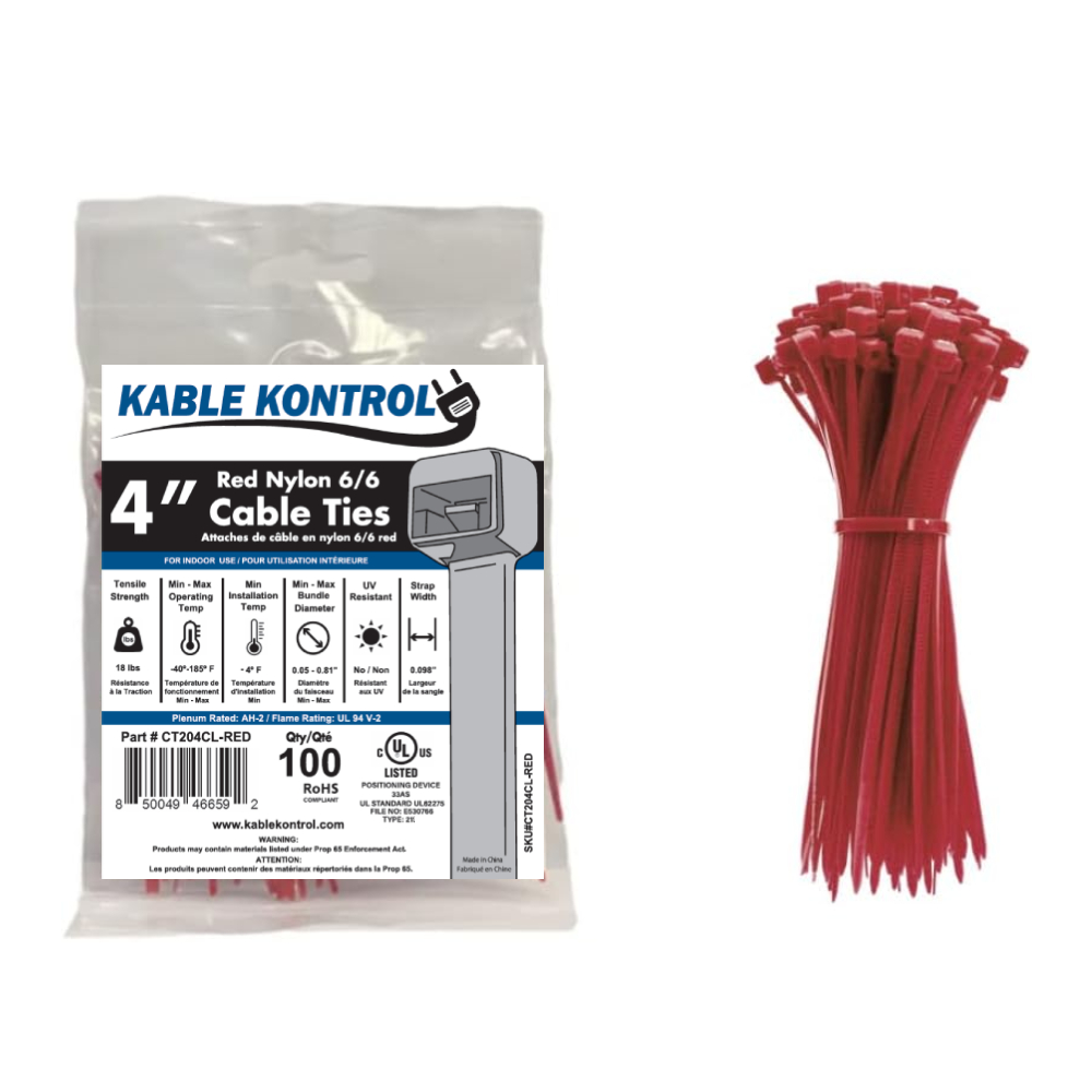 Kable Kontrol CT204CL-RED electronic component product image