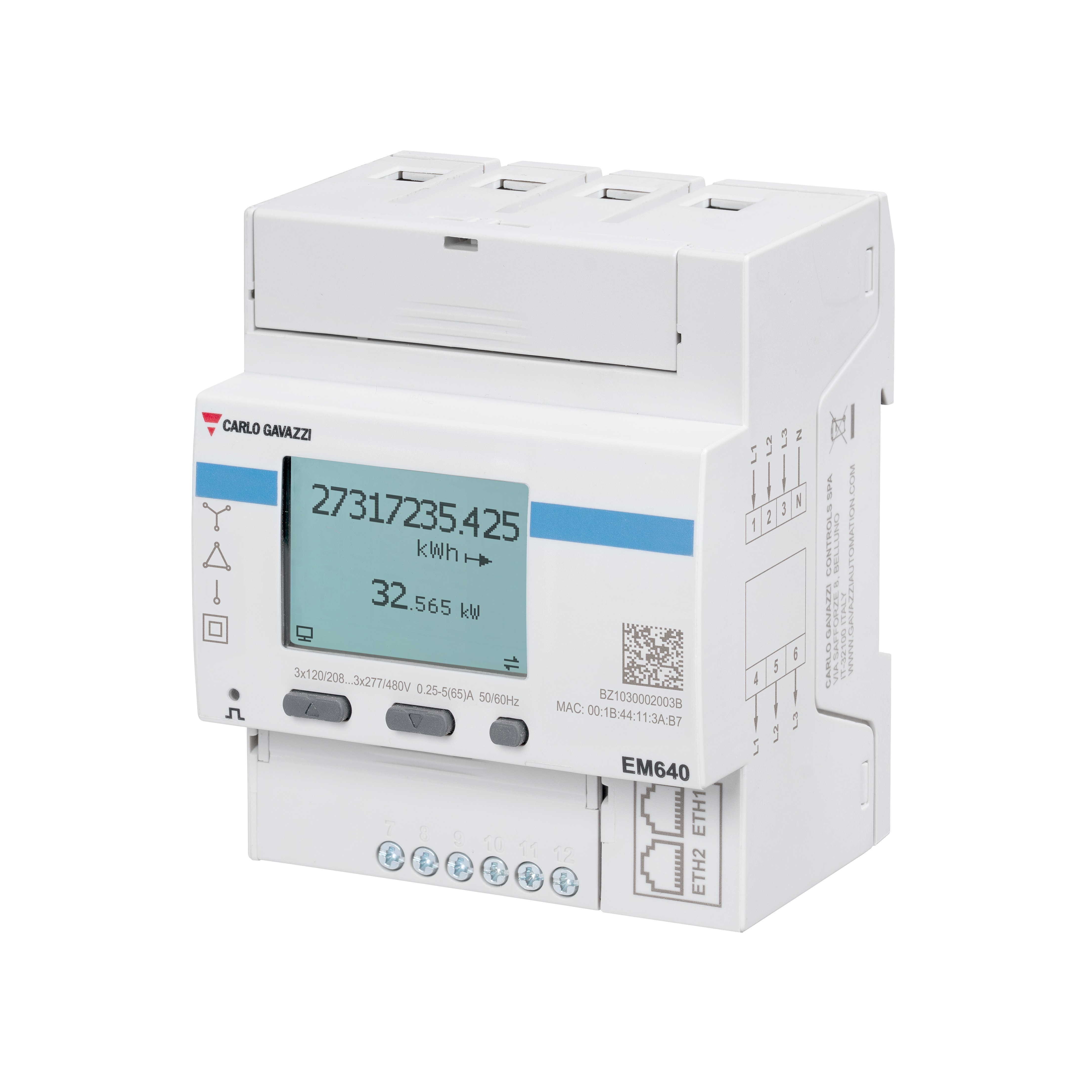 Carlo Gavazzi Inc. EM640BAV23XE2XXX electronic component product image