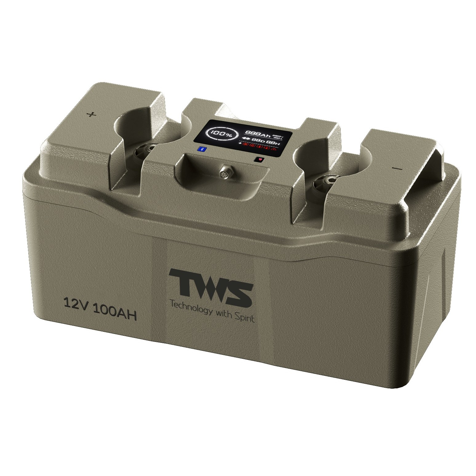 TWS Technology FlexiBlock 12V 100Ah Pro w/ Self – Heating electronic component product image