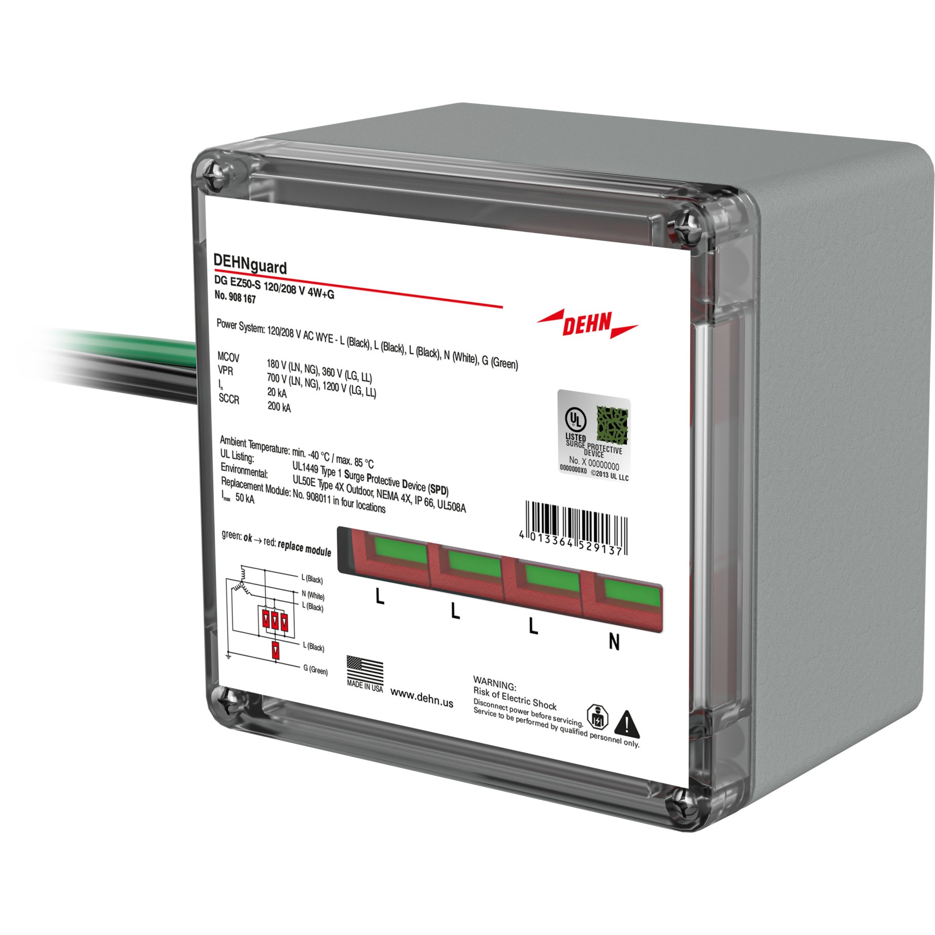 DEHN 908 167 electronic component product image
