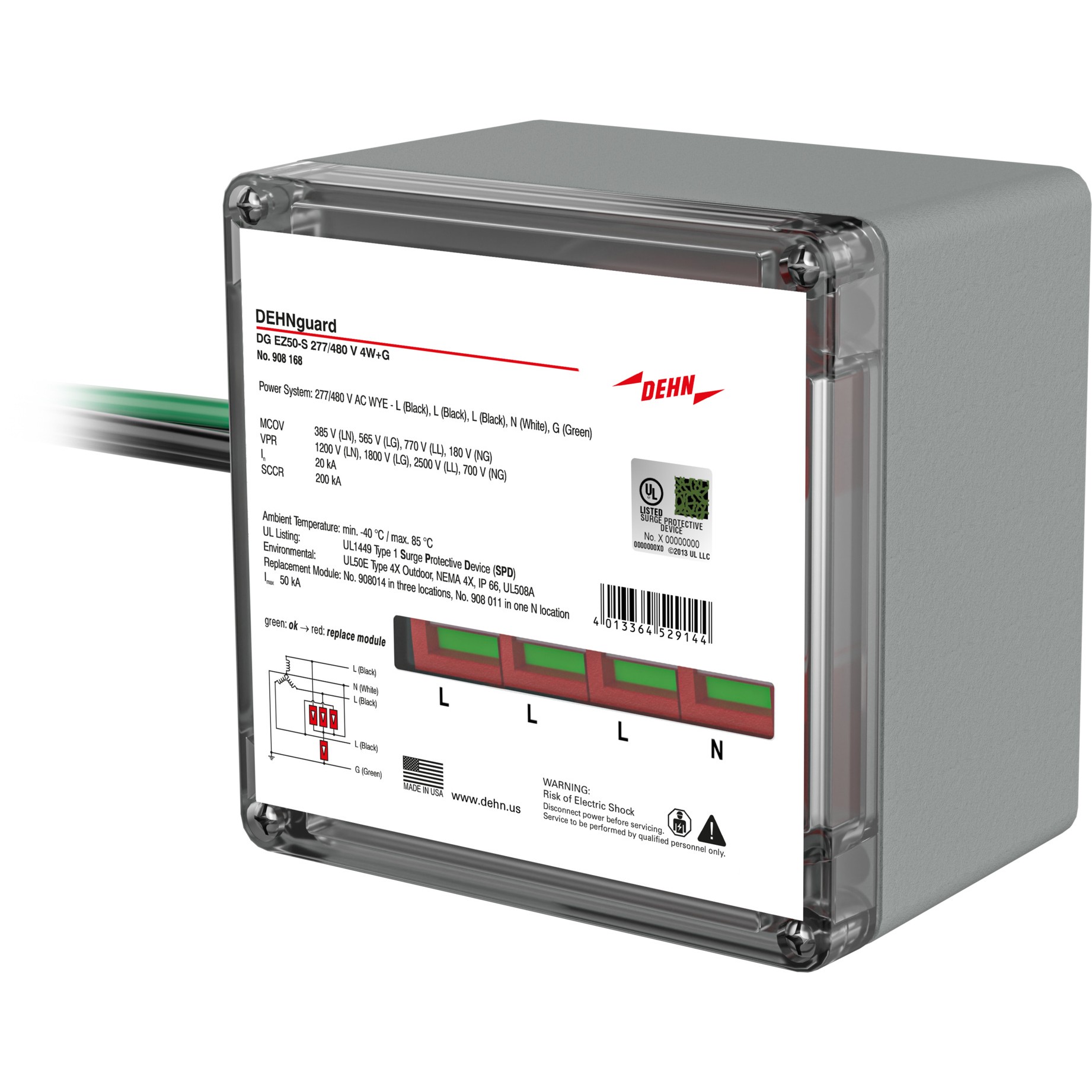 DEHN 908 168 electronic component product image