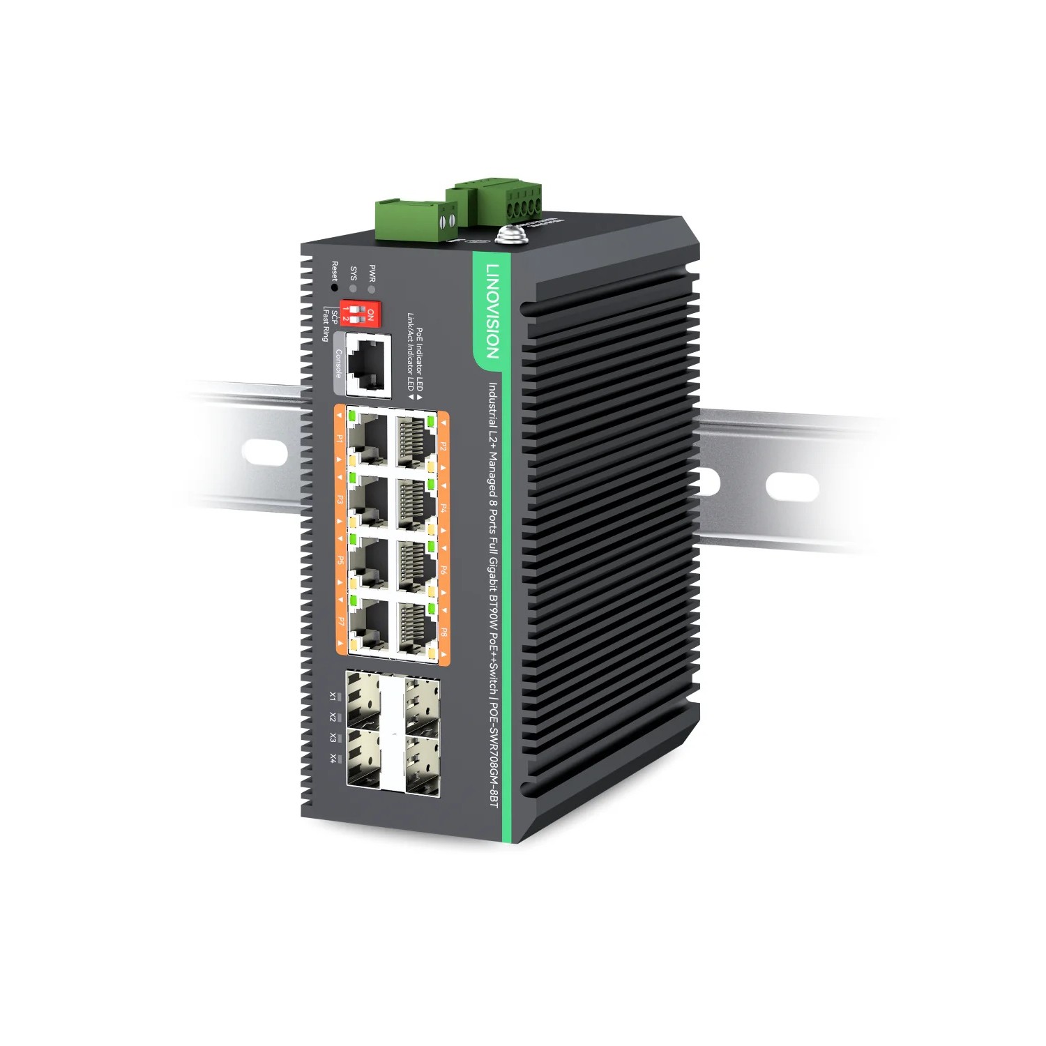 Linovision POE-SWR708GM-8BT electronic component product image