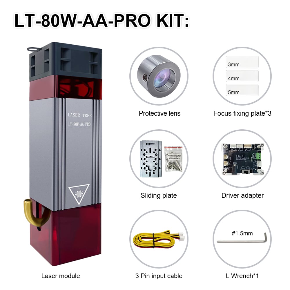 LASER TREE LT-80W-AA-PRO-KIT-24V electronic component product image