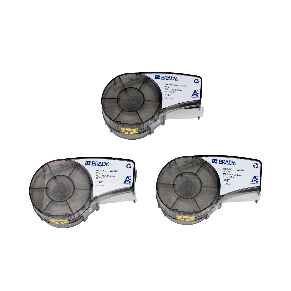Brady Corporation M21-750-595-WT-3PK electronic component product image