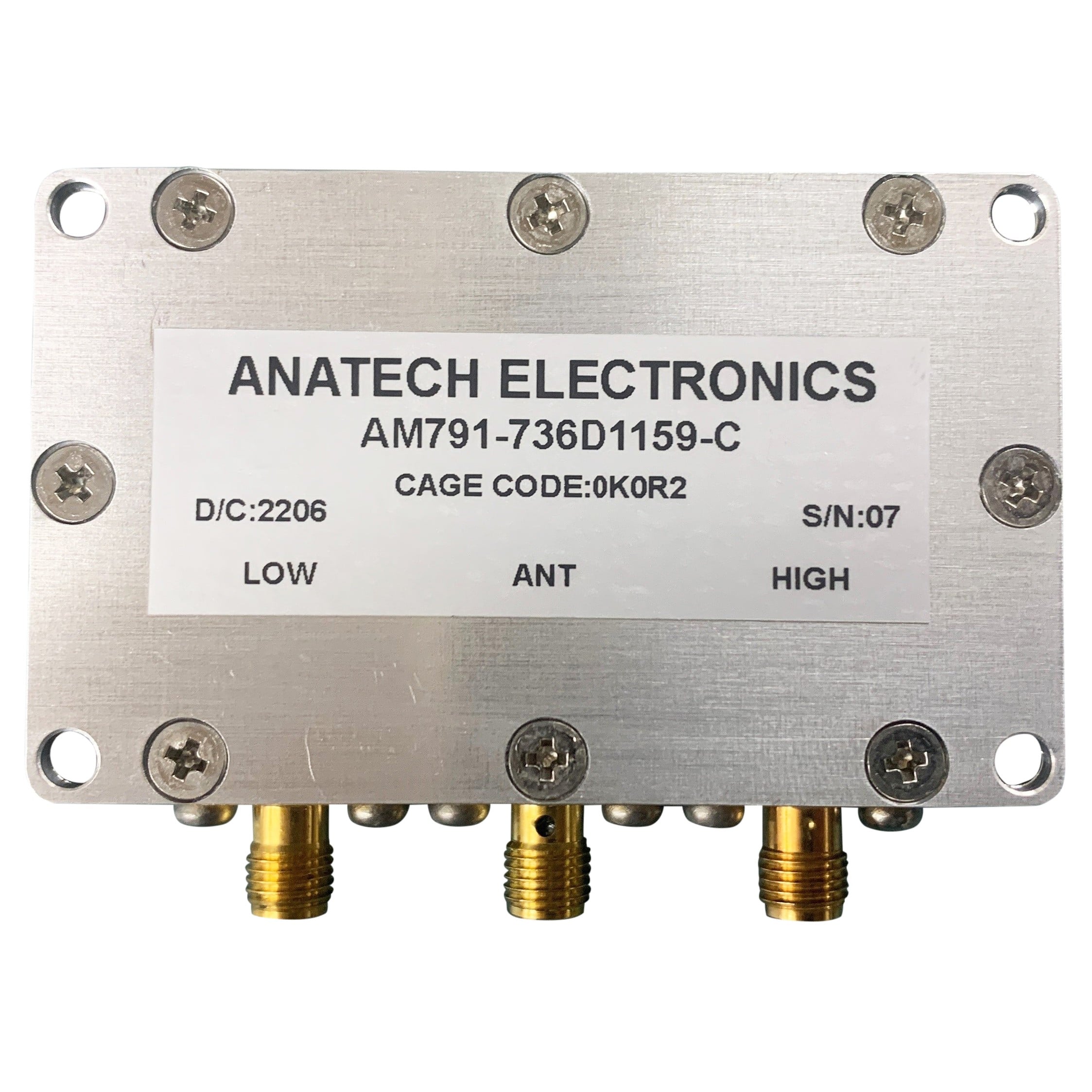 Anatech Electronics Inc. AM791-736D1159-C electronic component product image