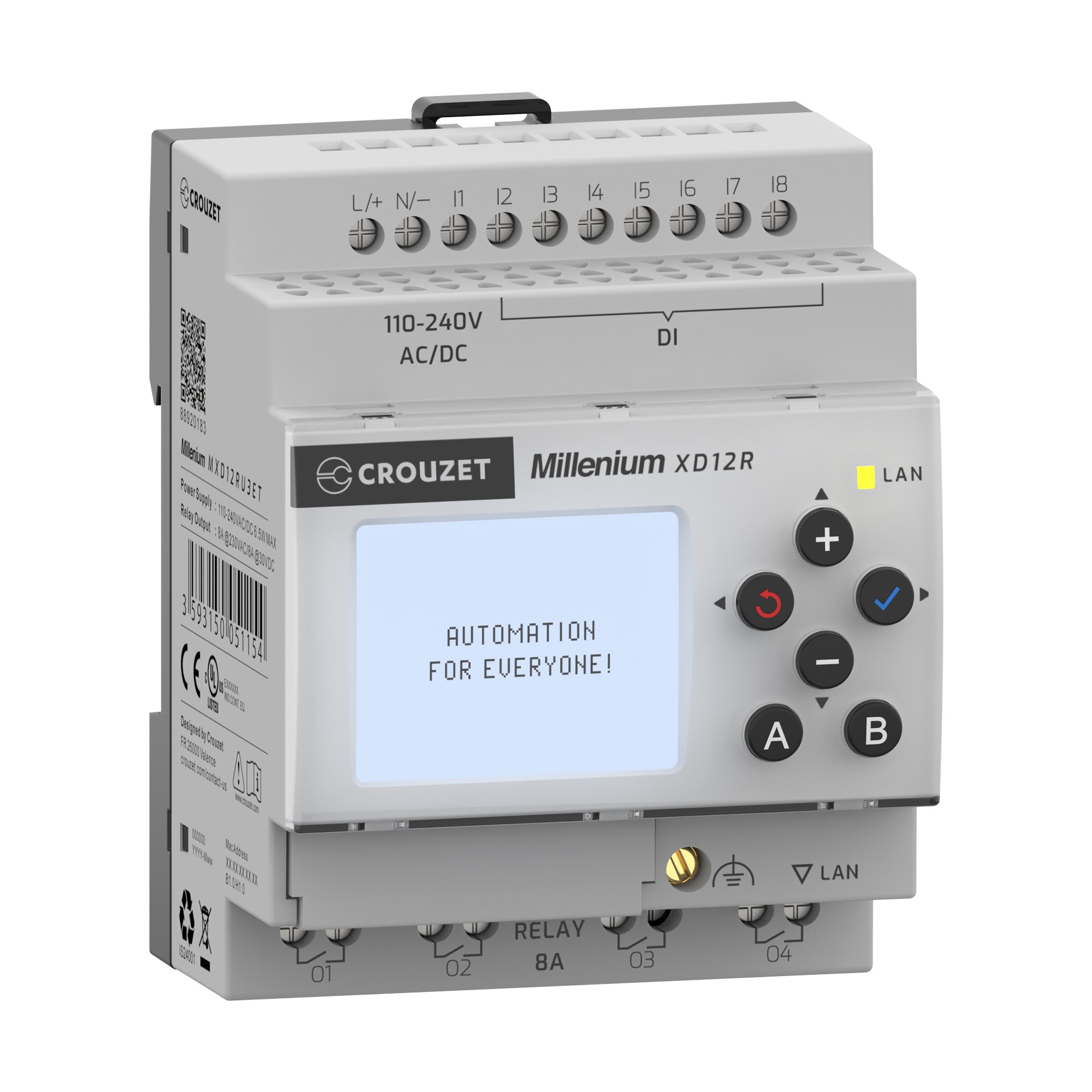 Crouzet MXD12RU3ET electronic component product image