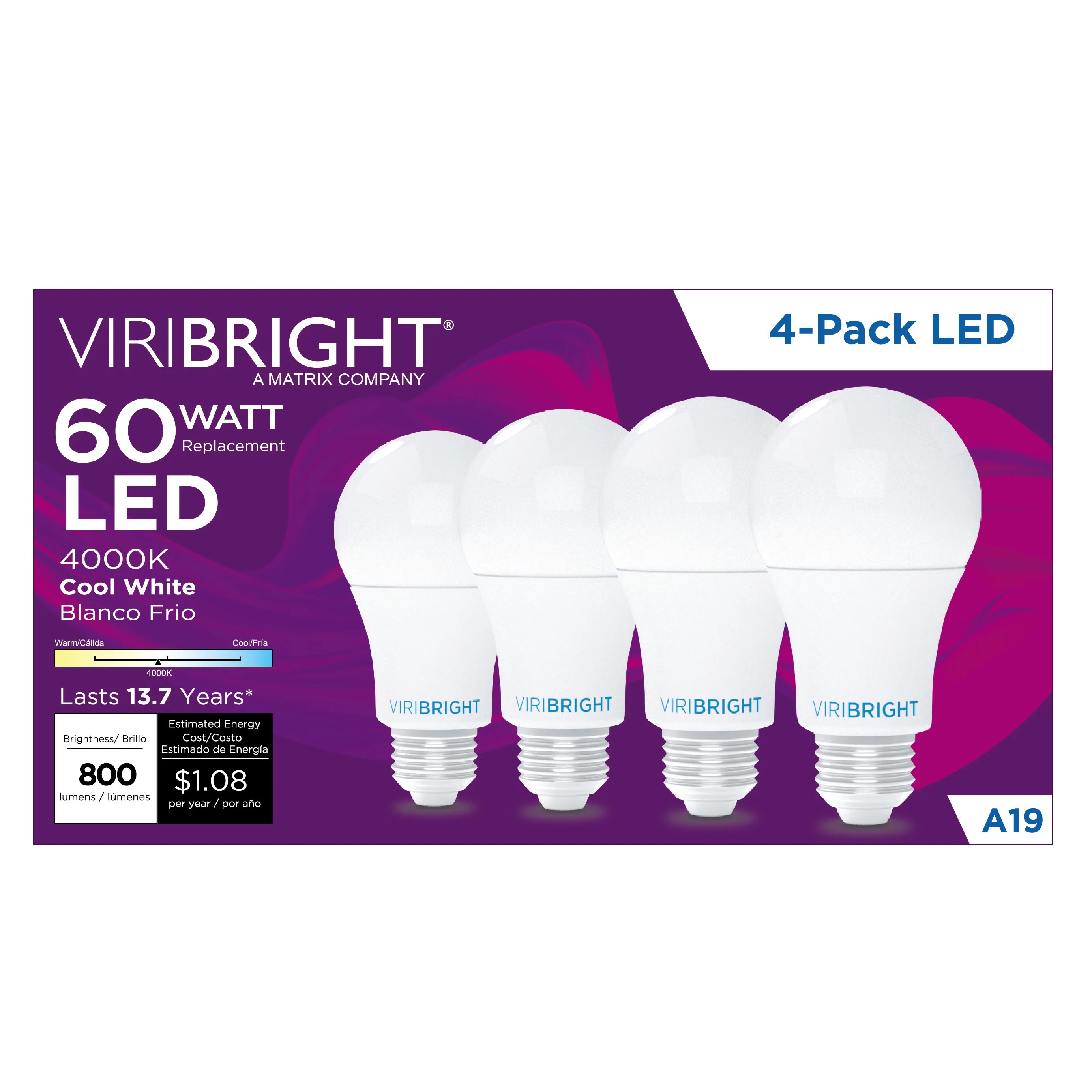 VIRIBRIGHT® EA19-4K-640339-4PK electronic component product image
