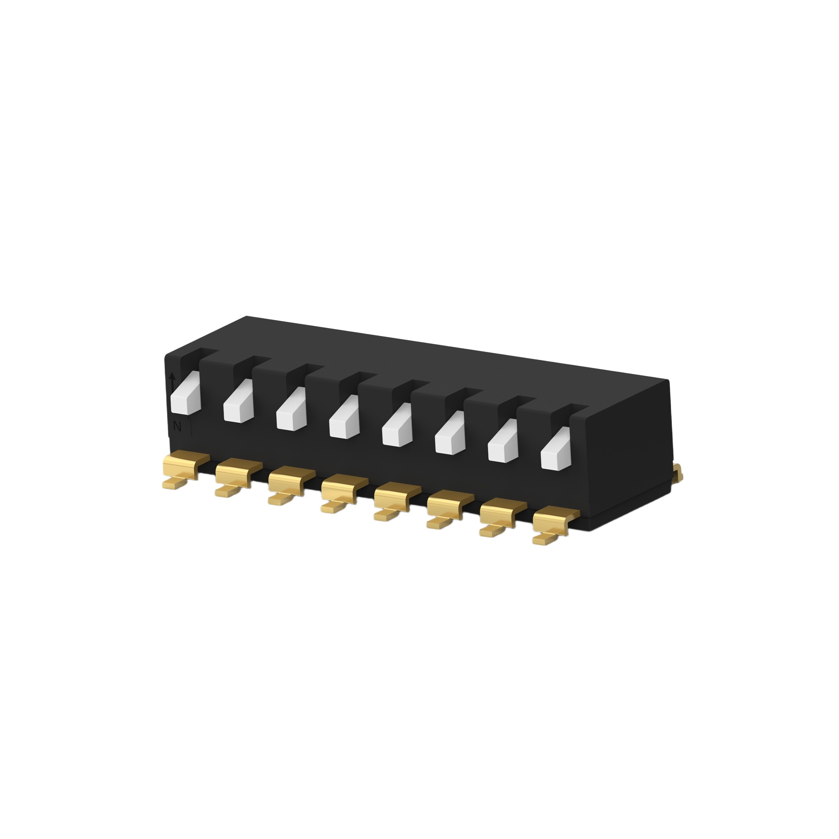 TE Connectivity AMP Connectors EDSP08SGLFNTU04 electronic component product image