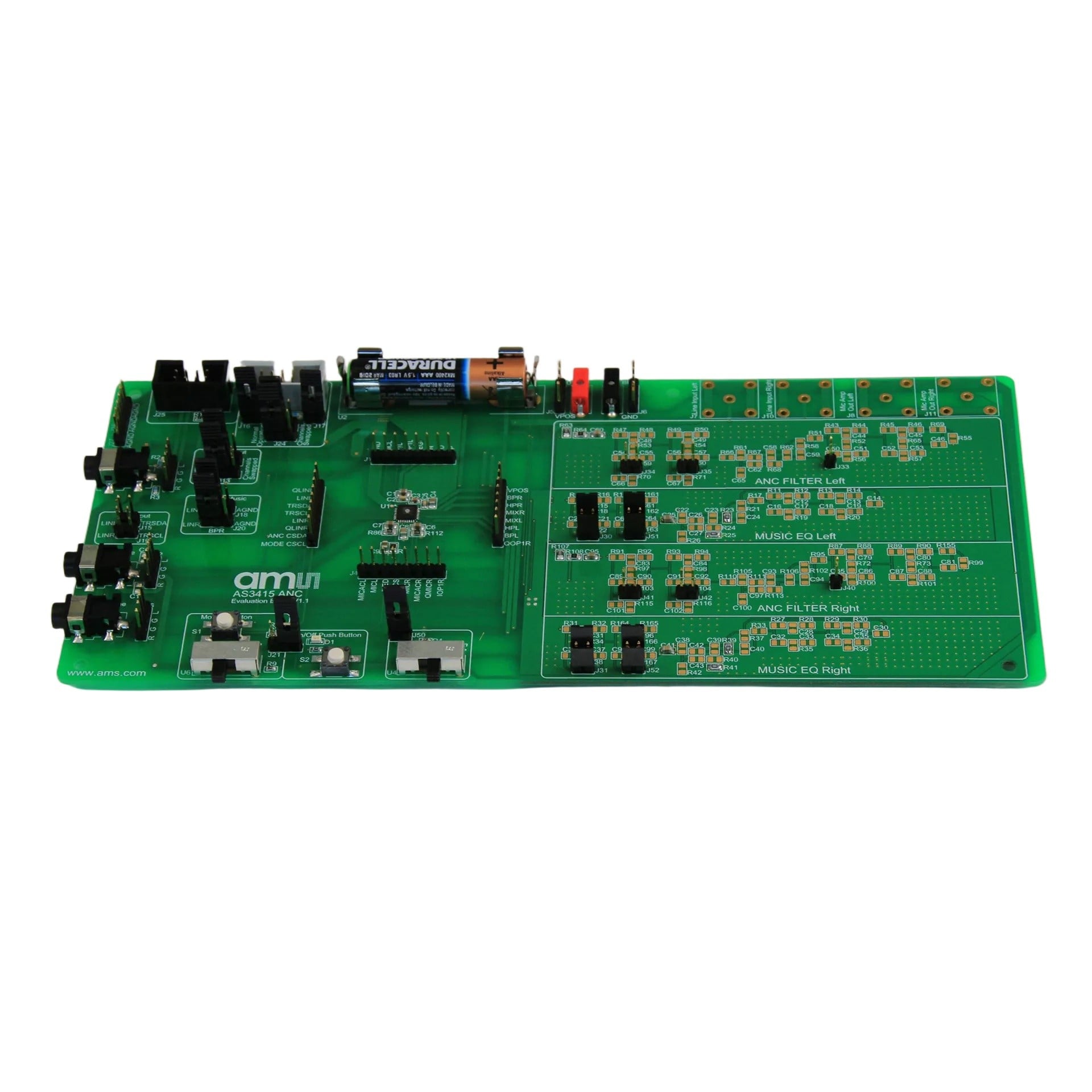 ams-OSRAM USA INC. DEMOBOARD AS8579 CAPACITIVE SENSING electronic component product image