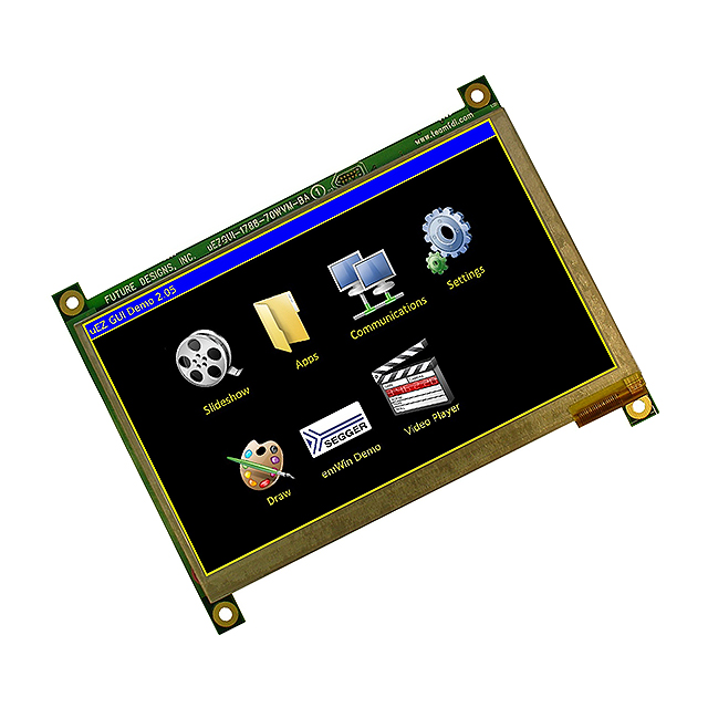 Future Designs Inc. UEZGUI-1788-70WVM-BA electronic component product image