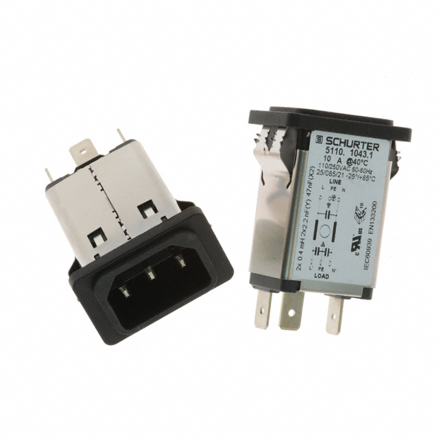 SCHURTER Inc. 5110.1043.1 electronic component product image