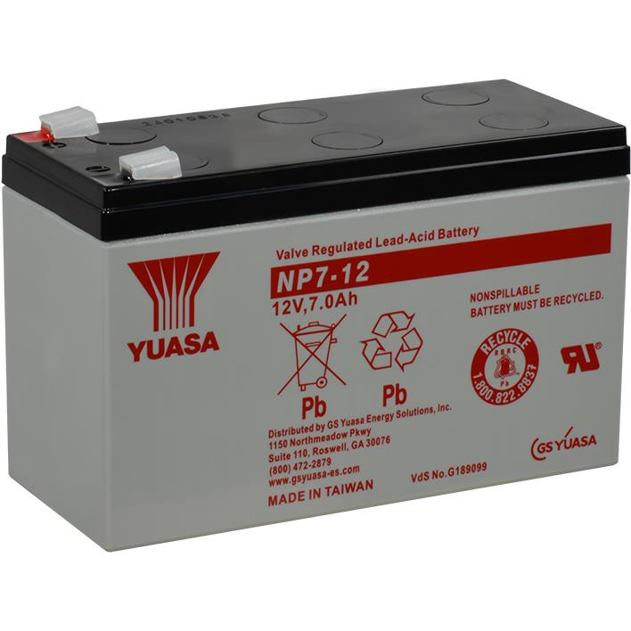 GS Yuasa Energy Solutions NP7-12/250 electronic component product image