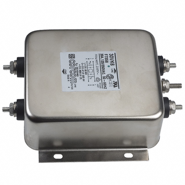 TE Connectivity Corcom Filters 30VK6 electronic component product image